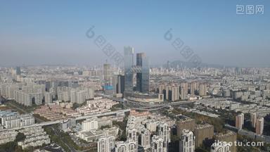 南京城市高楼航拍