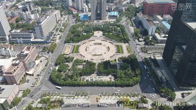 武汉城市广场航拍