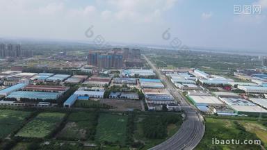 湖北荆州工业园工业生产航拍