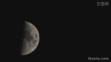 4K超大月亮延时摄影唯美