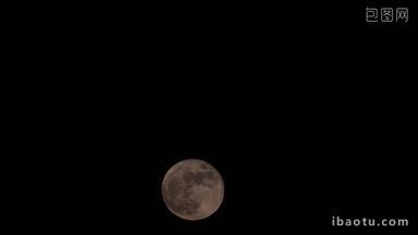 月升月出满月中秋节实拍4k