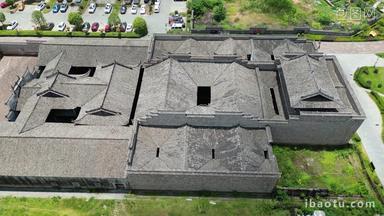 航拍江西福州天后宫历史文化古建筑