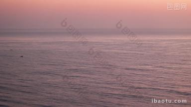 日出<strong>夕阳</strong>黎明前的海面意境实拍4k