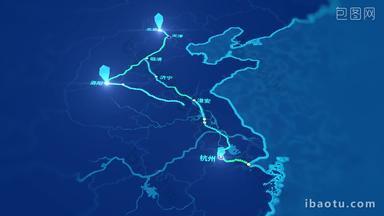 科技京杭大运河地图