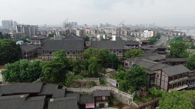 城市航拍湖南湘潭窑湾历史文化旅游街区