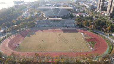航拍江苏徐州市体育运动学校