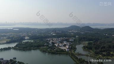 航拍<strong>武汉东湖</strong>公园5A景区