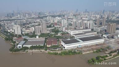 武汉工业生产工厂航拍