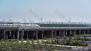 高铁列车中国铁路和谐号铁路