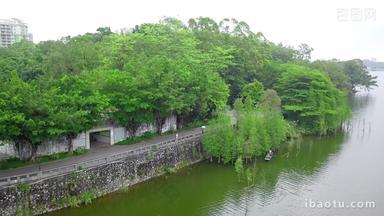 广东阳江湖绿色水小船