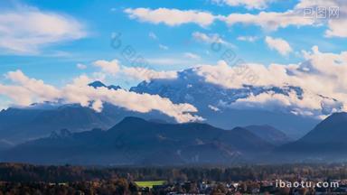 萨尔茨堡山脉、旅游、美丽大自然