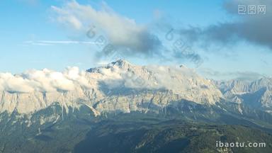 气势壮观的阿尔卑斯山脉