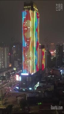 广西南宁城市建设夜景灯光