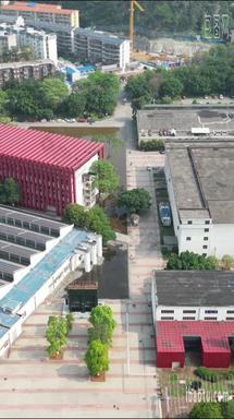 航拍广西柳州工业博物馆