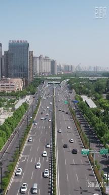 河南洛阳城市交通航拍