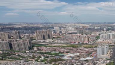 航拍安徽合肥城市建设城市风光竖版视频