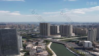 航拍安徽合肥城市建设城市风光竖版视频