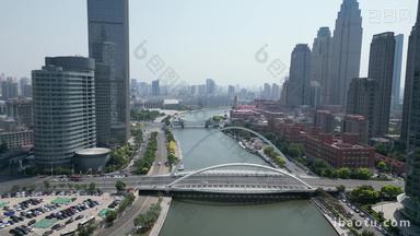 航拍<strong>天津</strong>大沽桥