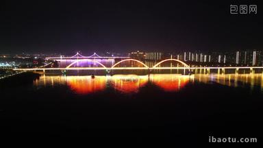 湖南<strong>长沙</strong>福元路大桥夜景航拍