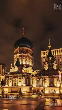 哈尔滨圣索菲亚大教堂索菲亚广场