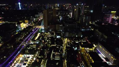 江苏徐州城市<strong>夜景</strong>灯光城市<strong>夜景</strong>航拍