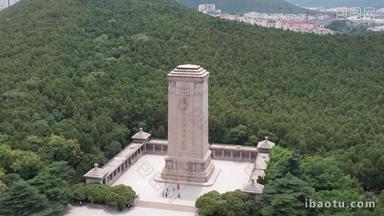 江苏徐州淮海战役纪念馆纪念碑航拍