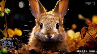 兔子宠物野兔野生动物长耳朵
