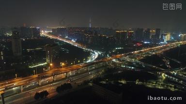 郑州南三环中州大道高架夜景