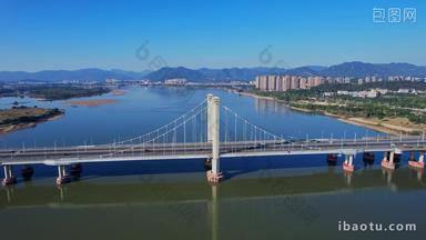 航拍福州洪塘大桥