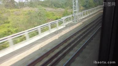 旅途火车高铁<strong>窗外风景</strong>风光实拍