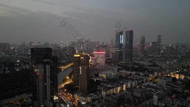 <strong>航拍成都</strong>城市夜景