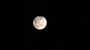 满月月亮月升超级大月亮延时4k