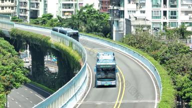 厦门第一码头BRT<strong>公交车</strong>鹭江道