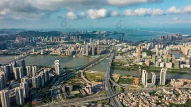珠海城市高新区航拍