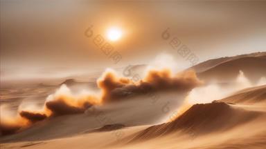 沙尘暴沙漠
