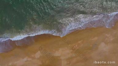 海南海岸线<strong>沙滩</strong>海浪航拍