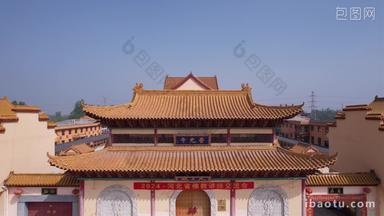 寺院普光寺中国古建筑航拍