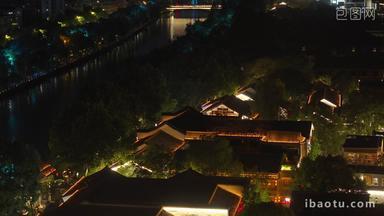 杭州拱墅大兜路历史街区夜景