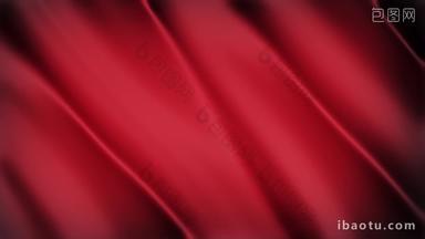 红色绸缎飘动高清背景视频