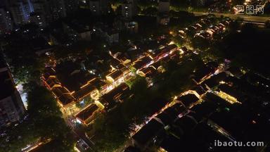 杭州拱墅区小河直街夜景风光