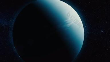 天王星-太阳系的行星在高品质。科学壁纸。天王星是行星