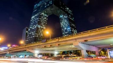 北京夜市高速公路<strong>交通</strong>繁忙的时间间隔