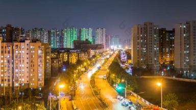 南京市夜景的时间流逝, 南京地标斯丁尼奇纳