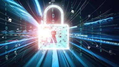 使用默认安全加密软件的网络安全和在线数据保护