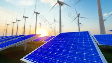 太阳能和风力发电