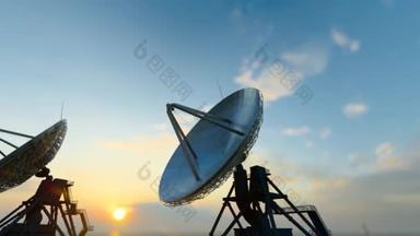 Radar station radio telescope ground detection station