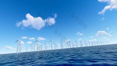 离岸绿色新能源风力发电