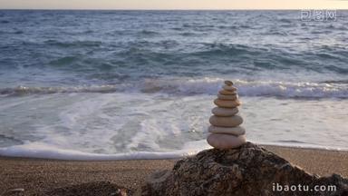 石头禅宗平衡海岸