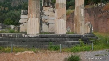 特尔斐的阿波罗神庙圆形建筑圣所雅典娜