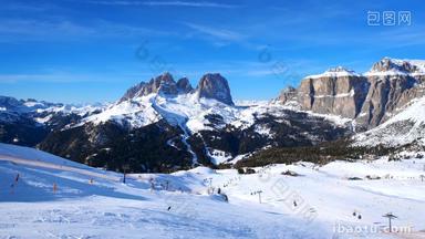 白云石山脉意大利山区Dolomiti